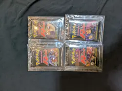 All HeavyU Team rocket Booster Pack Pokemon WOTC Art Set - Image 1