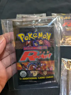 All HeavyU Team rocket Booster Pack Pokemon WOTC Art Set - Image 5