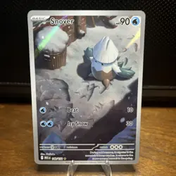 Pokemon TCG Snover 140/132 Illustration Rare IR Pokemon Mega Evolution Near Mint - Image 1