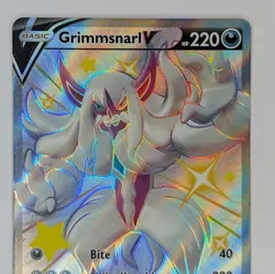 Grimmsnarl V SV116/SV122 Shining Fates Holo Ultra Rare Full Art Pokemon TCG NM - Image 2