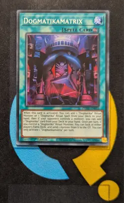 PHHY-EN055 Dogmatikamatrix Super Rare 1st Edition YuGiOh Card - Image 1
