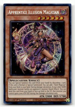 Apprentice Illusion Magician (Secret Rare) RA04-EN023 1st Edition Secret Rare Qu - Image 1