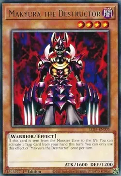 Makyura the Destructor - LED7-EN008 - Rare - 1st Edition Yugioh - Image 1