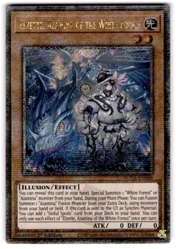 YUGIOH ELZETTE AZAMINA OF THE WHITE FOREST QUARTER CENTURY RARE NM SUDA-EN008 - Image 3