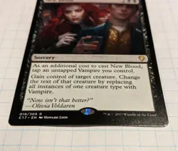 MTG New Blood C17 19/309 NM Rare Commander 2017 - Image 3