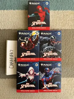 Magic The Gathering Spider-Man Welcome Deck San Diego Comic Con 2025 SET SEALED - Image 1