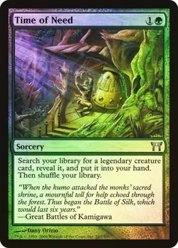 Champions of Kamigawa MTG Foil Time of Need Magic - Image 1
