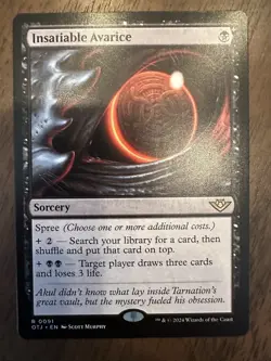 Insatiable Avarice : MTG / Outlaws of Thunder Junction #0091 / NM - Image 1