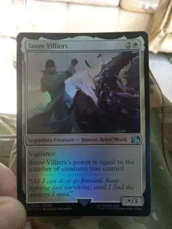 NM Foil Snow Villiers (MTG Final Fantasy, White Uncommon) MINT PACK FRESH - Image 1