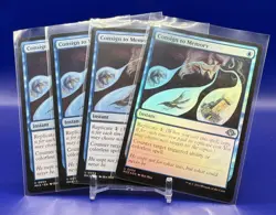 Mtg 4X Consign To Memory NM/MT Play Set 1 Foil, 3 Regular - Image 1