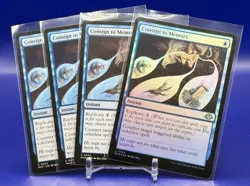 Mtg 4X Consign To Memory NM/MT Play Set 1 Foil, 3 Regular - Image 2