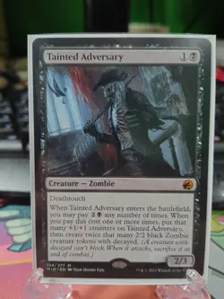 MTG Tainted Adversary Innistrad: Midnight Hunt 124/277 Regular Mythic - Image 1