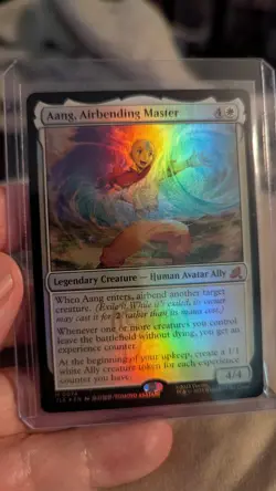 1x Aang Airbending Master Foil NM - Magic MTG TLA TLE Avatar x1 - Image 1