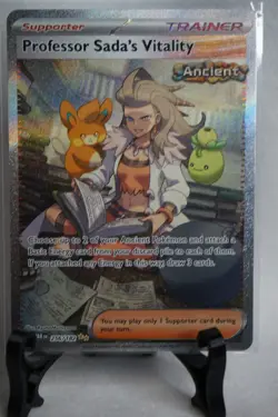Professor Sada’s Vitality 256/182 SIR Paradox Rift SPECIAL ILLUSTRATION Pokemon - Image 1