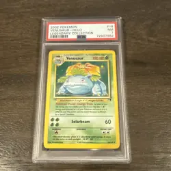 2002 POKEMON #18 VENUSAUR HOLO LEGENDARY COLLECTION PSA 7 - Image 1