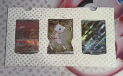 Pokemon TCG 151 UPC Promo Set Mew 053, Mewtwo 052, Metal Mew 205 New Sealed - Image 1