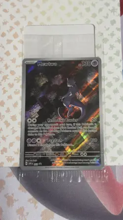 Pokemon TCG 151 UPC Promo Set Mew 053, Mewtwo 052, Metal Mew 205 New Sealed - Image 3