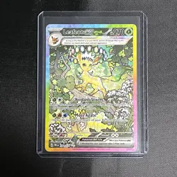 Pokemon TCG Leafeon ex Prismatic Evolutions SIR 144/131 SV - Image 1