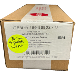 POKEMON TCG TWILIGHT MASQUERADE SV06 PRE RLEASE KIT SEALED CASE - Image 1
