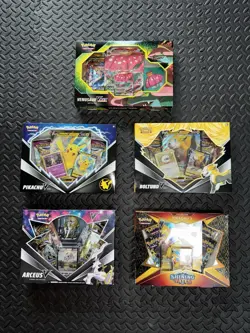 5X Pokemon Tcg Sealed Box Lot (Shining Fates Brilliant Stars Fusion Strike etc) - Image 1