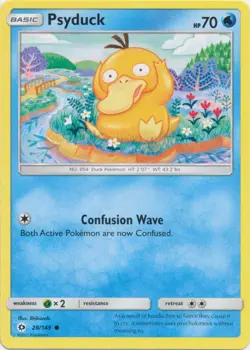Psyduck - 28/149 - Common - Sun and Moon Base Set #28/149 Pokemon TCG - Image 1