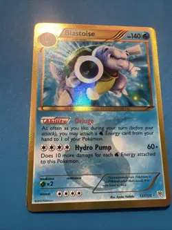 Pokemon Secret Rare Blastoise 137/135 Plasma Storm Shiny Lightly Played - Image 2