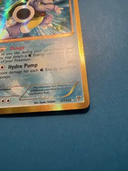 Pokemon Secret Rare Blastoise 137/135 Plasma Storm Shiny Lightly Played - Image 4