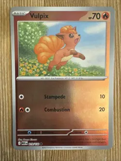 Vulpix 019/132 Common Reverse Holo - Pokemon TCG Mega Evolution - NM - Image 1