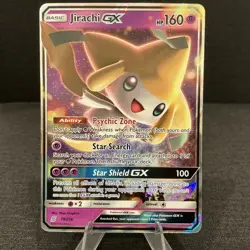 Jirachi GX 79/236 Unified Minds Ultra Rare Holo 2019 Pokemon TCG Card - Image 1