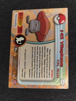 Topps Pokemon TCG Vileplume #45 Glossy TV Animation Edition Card MP - Image 2