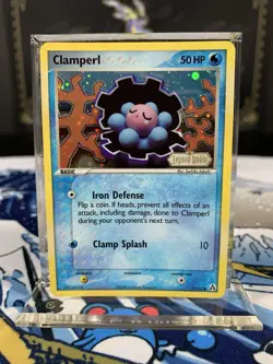 Pokemon Card Ex Legend Maker Clamperl 51/92 2006 Reverse Stamped Holo - Image 1