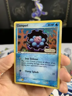 Pokemon Card Ex Legend Maker Clamperl 51/92 2006 Reverse Stamped Holo - Image 2