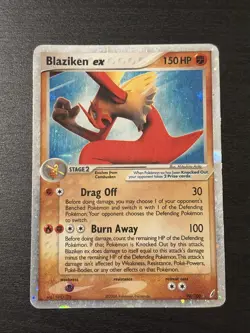 Blaziken ex - 90/100 Crystal Guardians Ultra Rare Holo Pokemon - MP/HP - Image 1