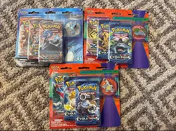 Pokemon TCG 3 PACK BLISTERS COMES WITH ALL. With Pins.Phantom Forces,XY. SEALED - Image 1