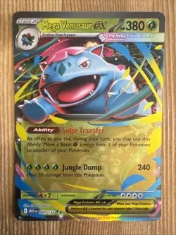 Mega Venusaur ex 003/132 Double Rare - Pokemon TCG Mega Evolution - NM - Image 1