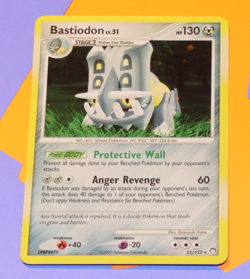 Bastiodon - HOLO - Pokemon TCG - DP Mysterious Treasures - 21/123 Pokemon - Image 1