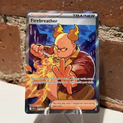 Firebreather 119/094 Phantasmal Flames Full Art Ultra Rare Pokemon Trainer Card - Image 1