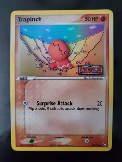 Trapinch 68/108 Reverse Holo Stamp Pokemon TCG Card EX Power Keepers NM - Image 1