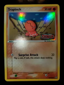 Trapinch 68/108 Reverse Holo Stamp Pokemon TCG Card EX Power Keepers NM - Image 3