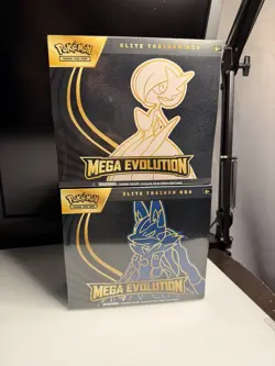 Pokemon Mega Evolutions Lucario & Gardevoir Elite Trainer Box ETB Set - Image 1