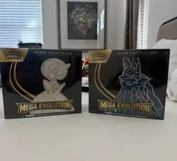 Pokemon Mega Evolution Gardevoir & Lucario ETB Elite Trainer Box Set of 2 - Image 1