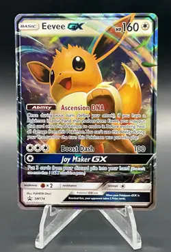 Eevee GX SM174 Sun & Moon Black Star Promo Pokemon TCG (NM) - Image 1
