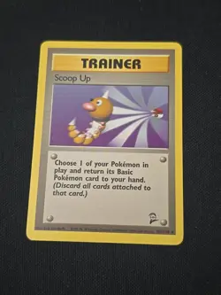 Scoop Up 107/130 Base Set 2 Regular Black Star Rare WOTC Pokemon TCG LP - Image 1
