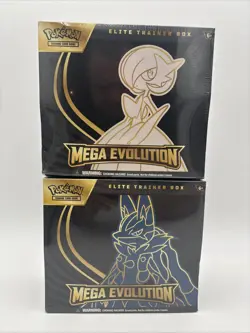 Pokemon TCG Mega Evolution Gardevoir & Lucario ETB Elite Trainer Box SET OF 2 - Image 1