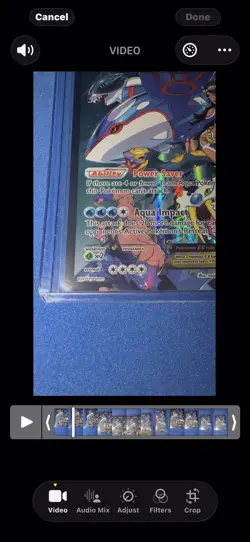 Pokemon Team Aqua's Kyogre EX Holo Rare Card 6/34 Double Crisis - Image 3