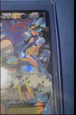 Pokemon Team Aqua's Kyogre EX Holo Rare Card 6/34 Double Crisis - Image 4