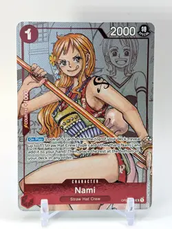Nami OP01-016 (Alternate Art) 25th Anniversary One Piece Promotion Cards - Image 1