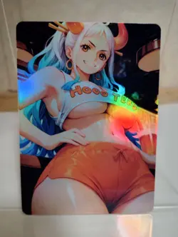 Yamato One Piece Anime Waifu Sexy Goddess Doujin Lewd Hentai Card - Image 1