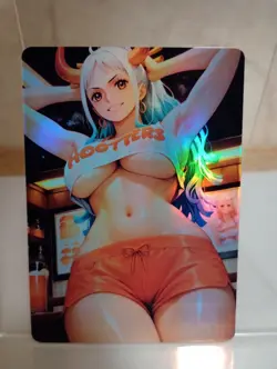 Yamato One Piece Anime Waifu Sexy Goddess Doujin Lewd Hentai Card - Image 1