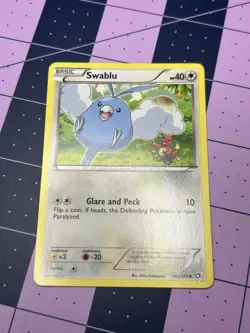 Pokemon TCG Swablu Legendary Treasures Regular Card 103/113 LP Condition - Image 1